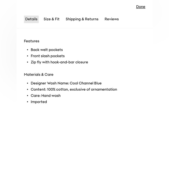 Aritzia Babaton Meetup Wide Leg Beach Blue Denim Pants 4 - Picture 9 of 9